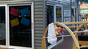 Exterior colour design childcare centre