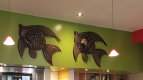Interior dulux colour design restaurant Bayside