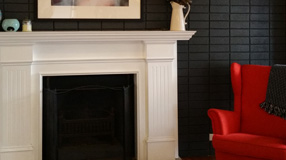 Interior Colour Design Fireplace