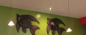 Commercial Kitchen Interior Dulux Colour Design Melbourne